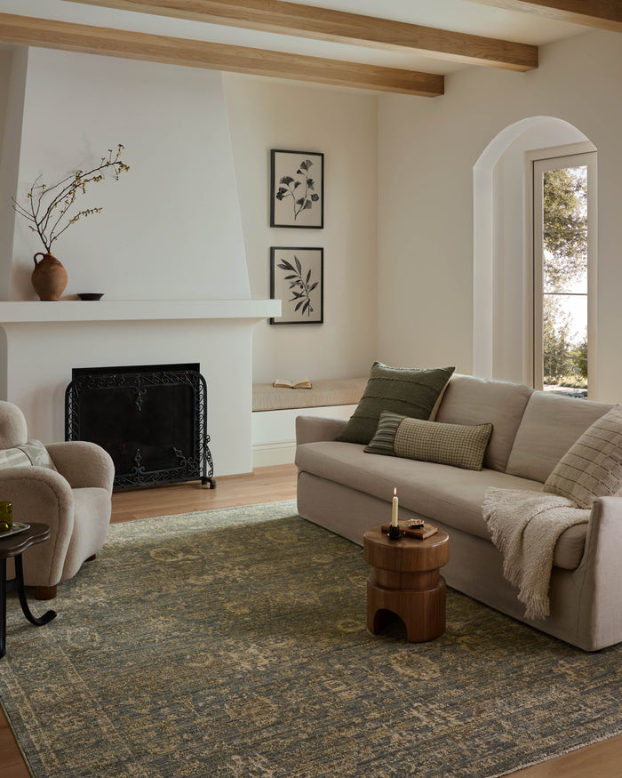The Rug Corner Loloi Priscilla Blue / Sand
