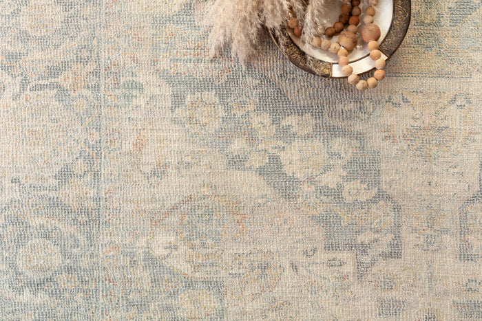 The Rug Corner Loloi Priya Bone / Bluestone