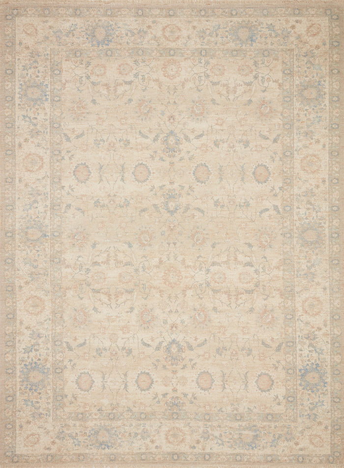 The Rug Corner Loloi Priya Natural / Blue