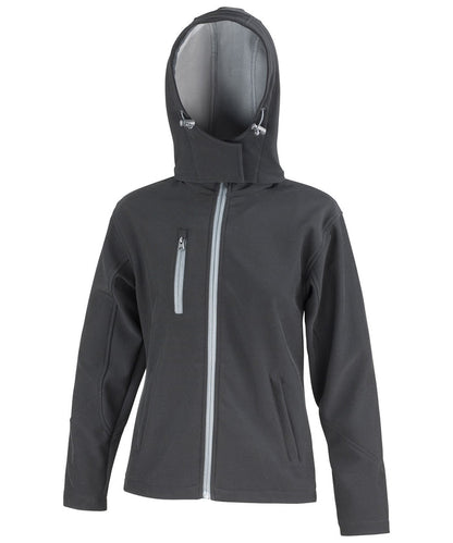 R230F Women'S Core Tx Performance Hooded Softshell Jacket