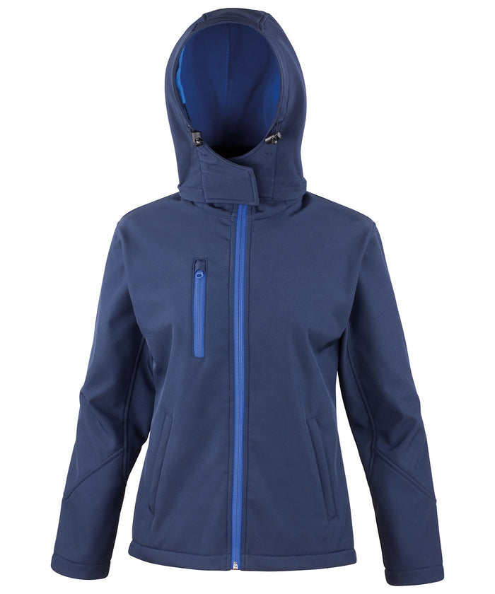 R230F Women'S Core Tx Performance Hooded Softshell Jacket