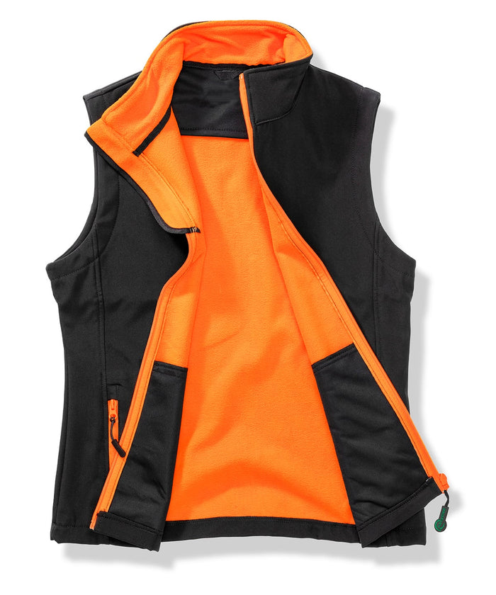 R232F Women'S Printable Softshell Bodywarmer