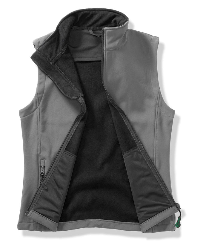 R232F Women'S Printable Softshell Bodywarmer