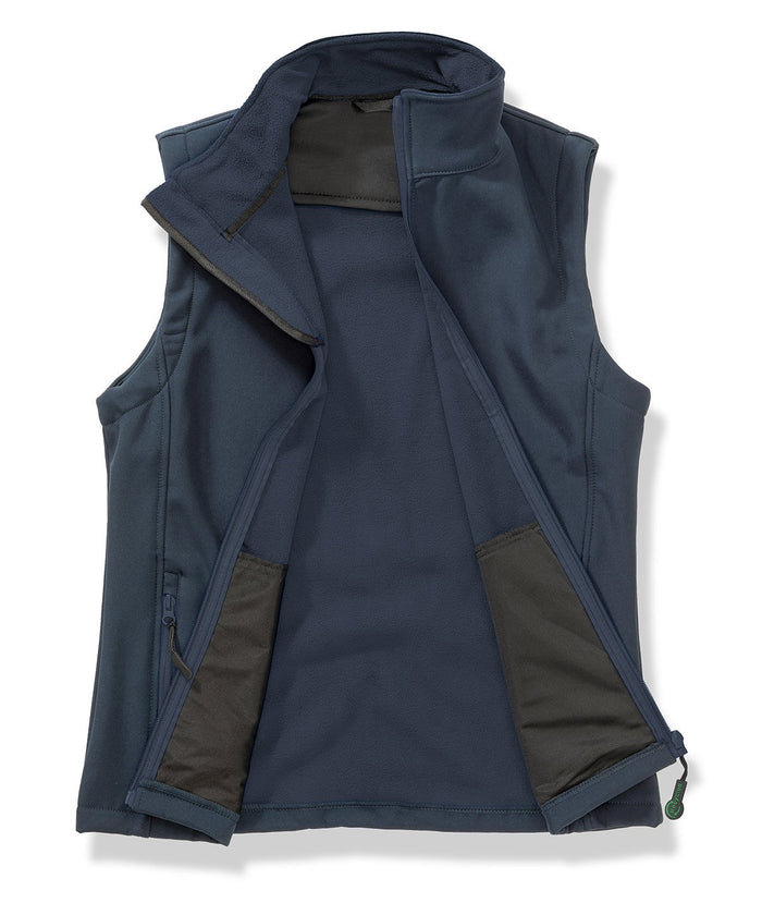 R232F Women'S Printable Softshell Bodywarmer