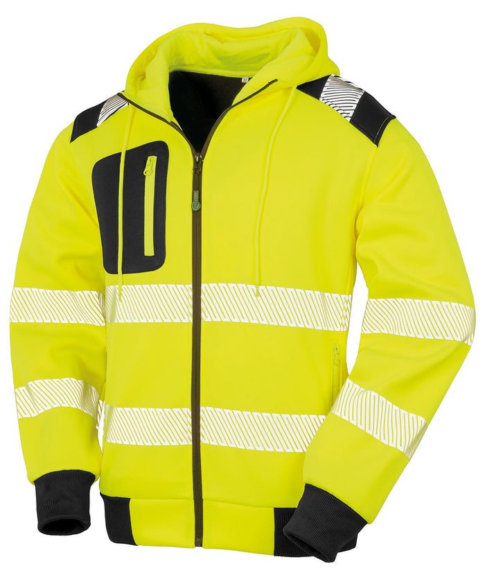 R503X Recycled Robust Zipped Safety Hoodie