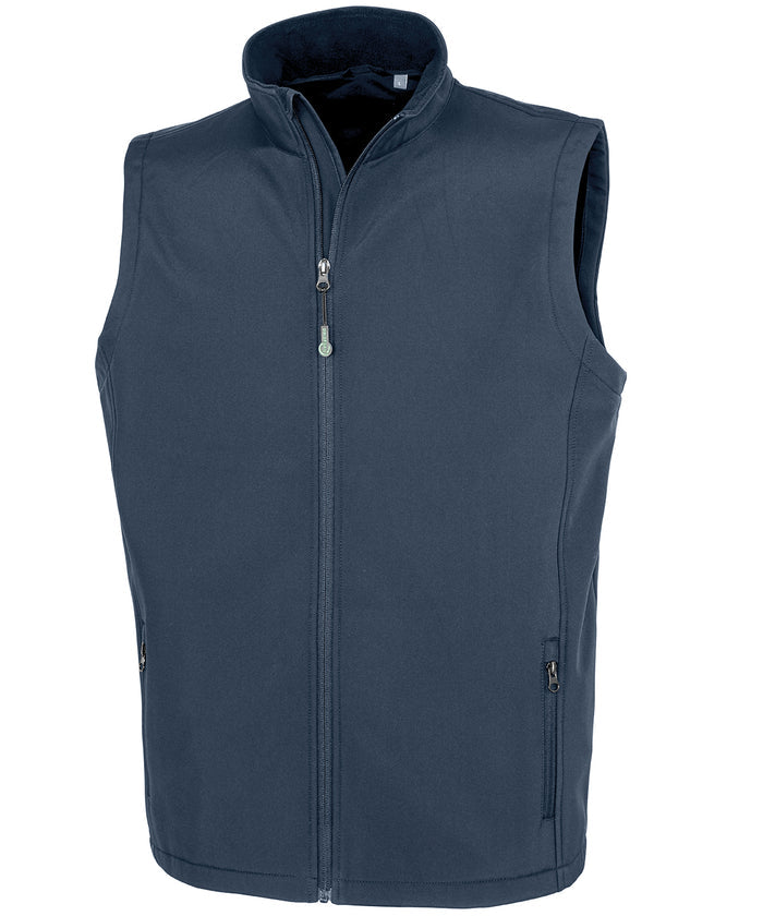 R902M Men'S Recycled 2-Layer Printable Softshell Bodywarmer