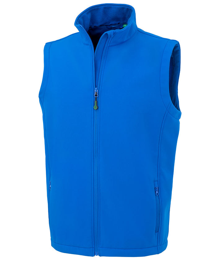 R902M Men'S Recycled 2-Layer Printable Softshell Bodywarmer