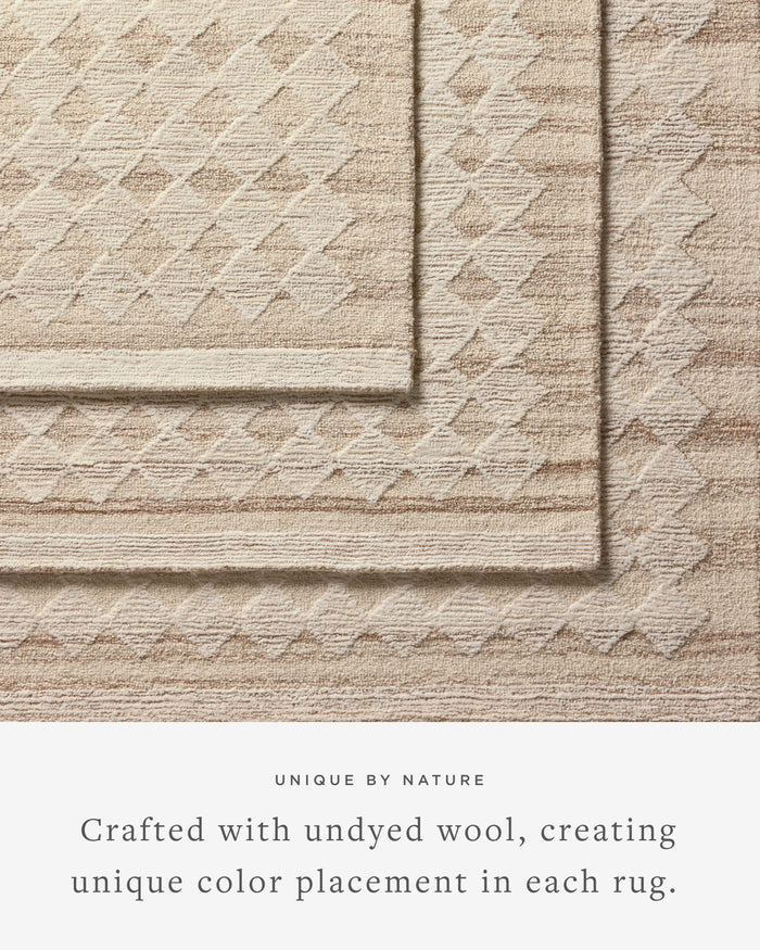 The Rug Corner Magnolia Home by Joanna Gaines x Loloi Rae Natural / Ivory
