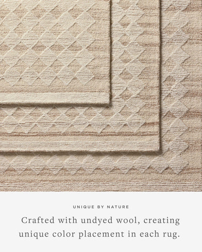The Rug Corner Magnolia Home by Joanna Gaines x Loloi Rae Natural / Ivory