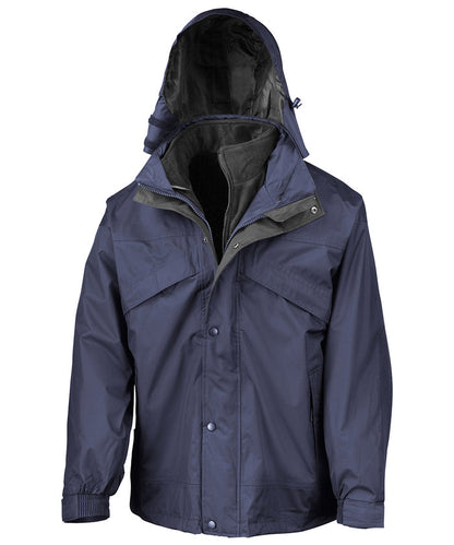RE68A 3-In-1 Zip And Clip Jacket