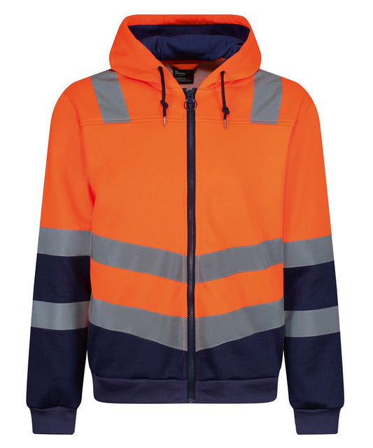 RG457 Pro Hi-Vis Full Zip Hoodie
