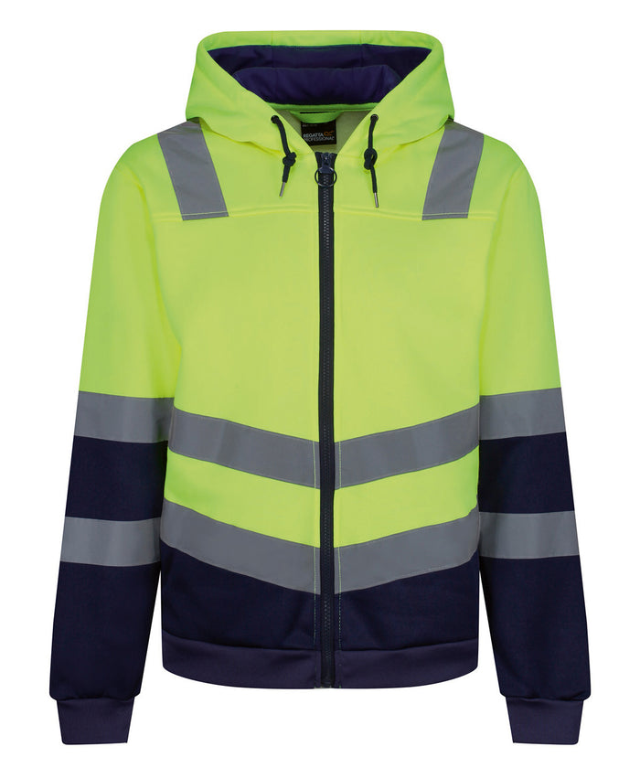 RG457 Pro Hi-Vis Full Zip Hoodie