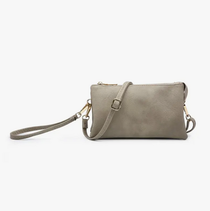 Riley 3 Compartment Crossbody/Wristlet