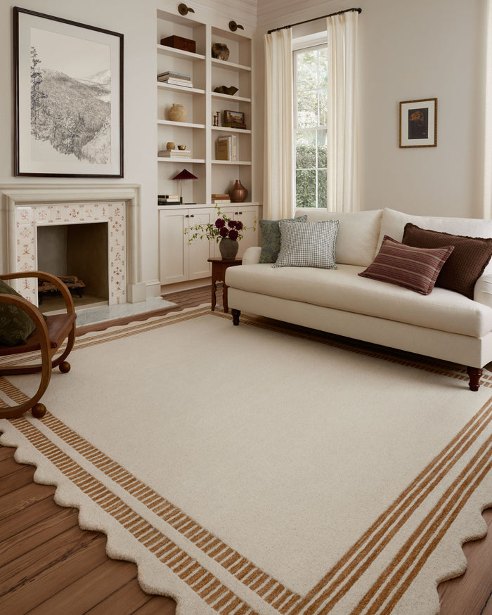 The Rug Corner Loloi Scottie Ivory / Rust