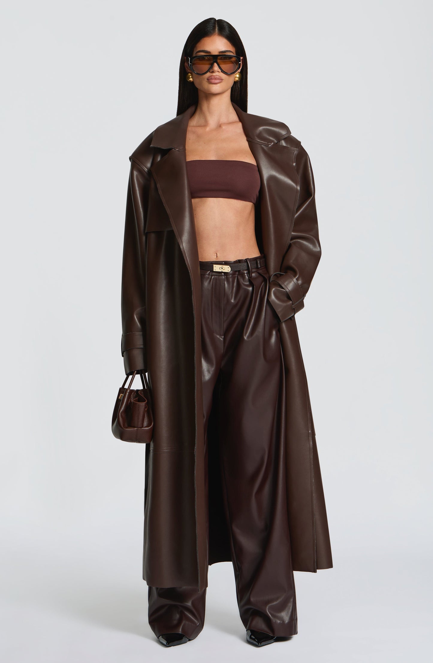 Simi Top - Plum Brown