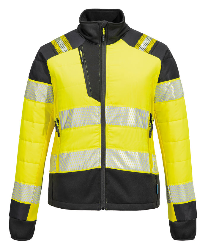 T171 Women’S Pw3 Hi-Vis Hybrid Baffle Jacket (T171)
