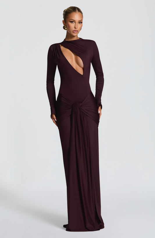 Tahnee Maxi Dress - Plum