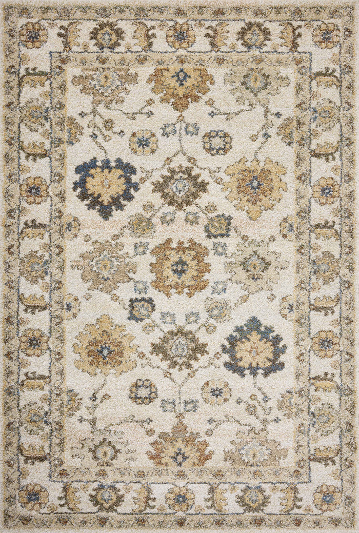 The Rug Corner Loloi Tamryn Ivory / Multi