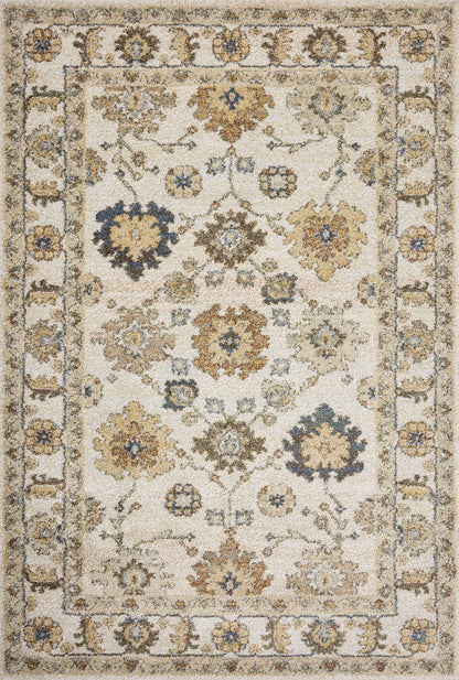 The Rug Corner Loloi Tamryn Ivory / Multi