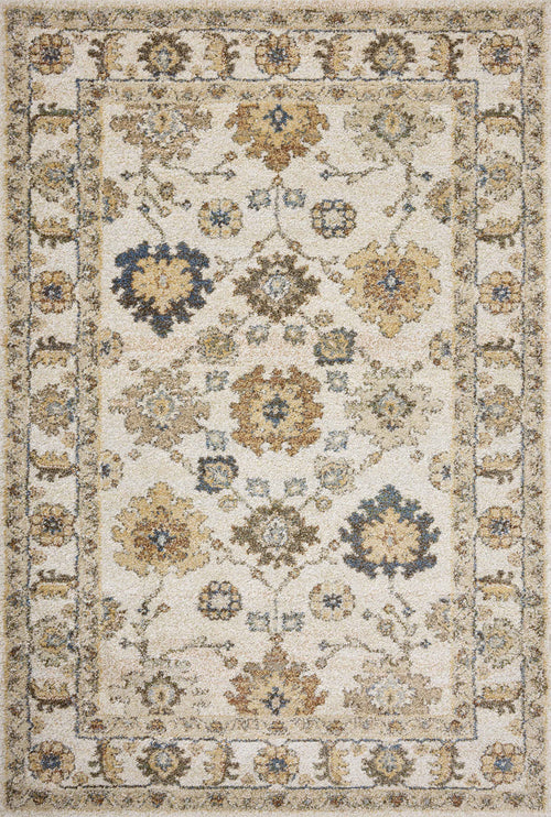 The Rug Corner Loloi Tamryn Ivory / Multi