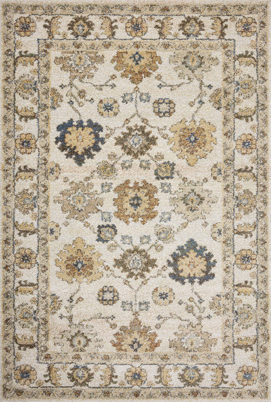 The Rug Corner Loloi Tamryn Ivory / Multi