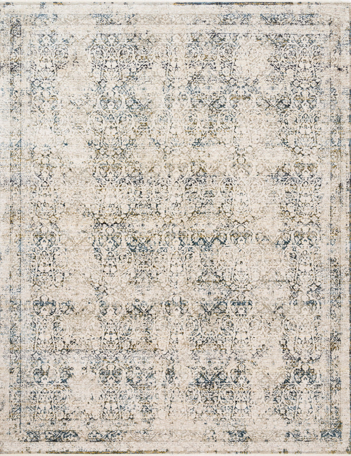 The Rug Corner Loloi Theia Natural / Ocean