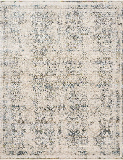 The Rug Corner Loloi Theia Natural / Ocean