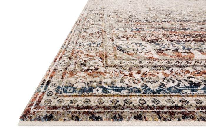 The Rug Corner Loloi Theia Taupe / Brick