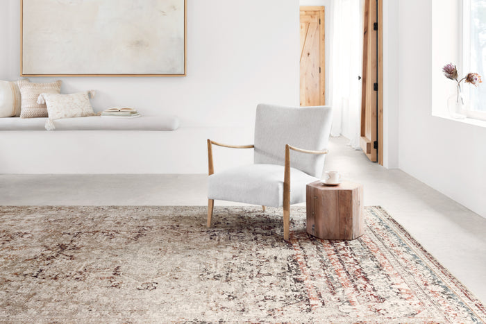 The Rug Corner Loloi Theia Taupe / Brick