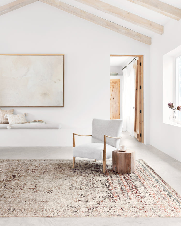 The Rug Corner Loloi Theia Taupe / Brick