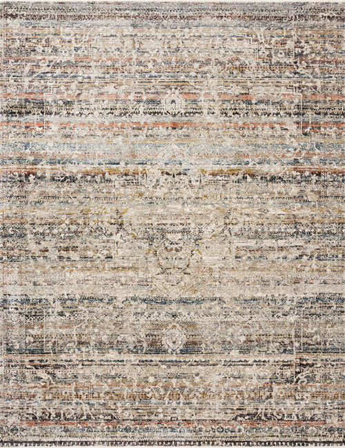 The Rug Corner Loloi Theia Taupe / Multi