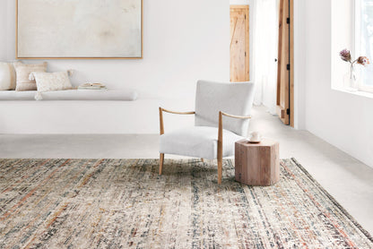 The Rug Corner Loloi Theia Taupe / Multi