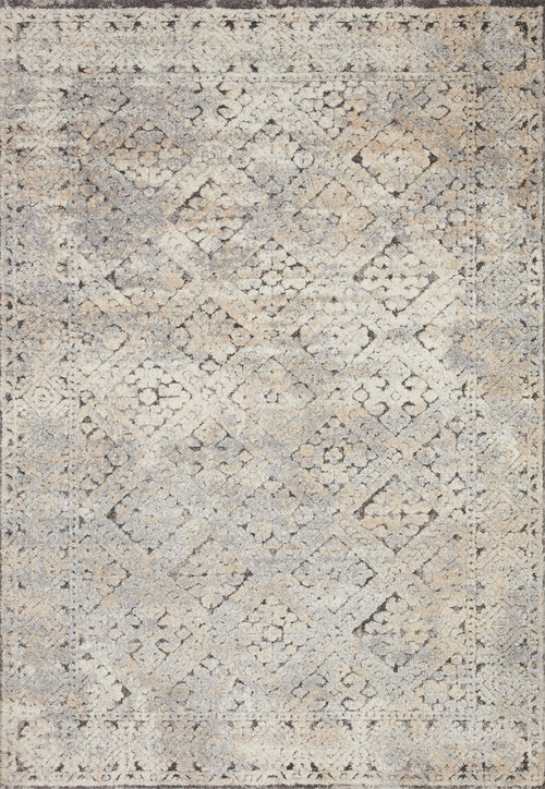 The Rug Corner Loloi Theory Grey / Sand