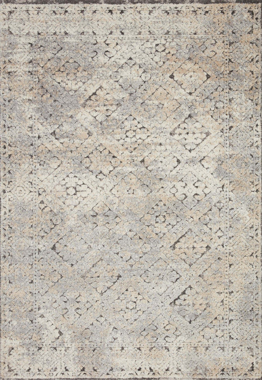 The Rug Corner Loloi Theory Grey / Sand