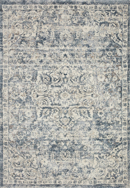 The Rug Corner Loloi Theory Ivory / Blue