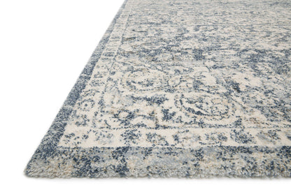 The Rug Corner Loloi Theory Ivory / Blue