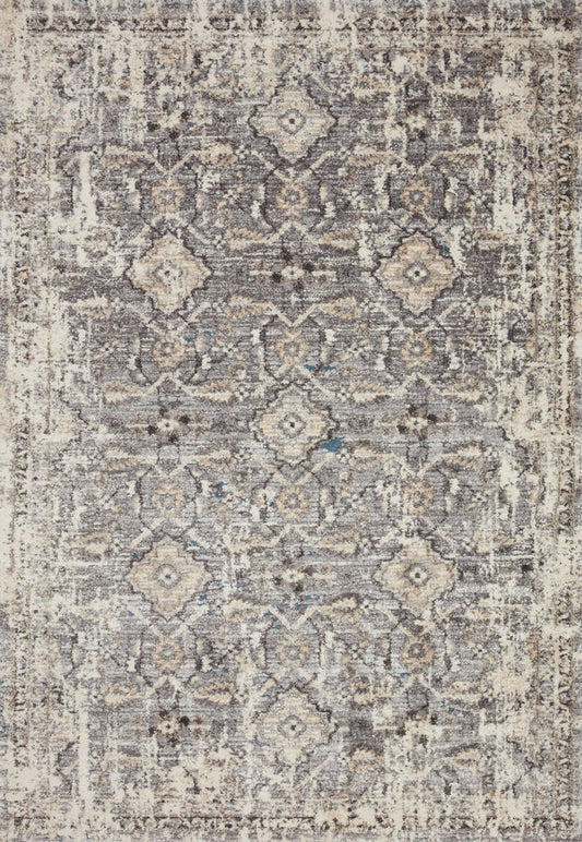The Rug Corner Loloi Theory Natural / Grey
