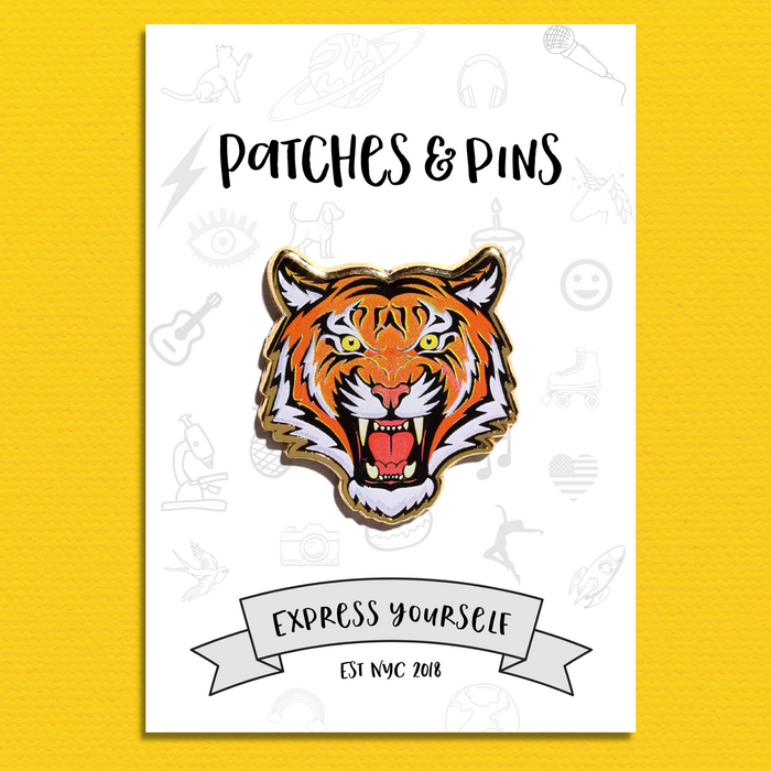 Tiger Enamel Pin