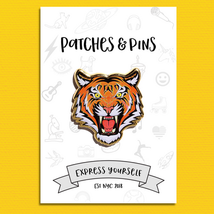 Tiger Enamel Pin