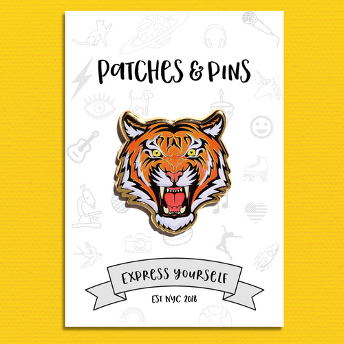 Tiger Enamel Pin