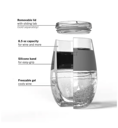 Translucent Ice Wine Freeze Cooling Cup