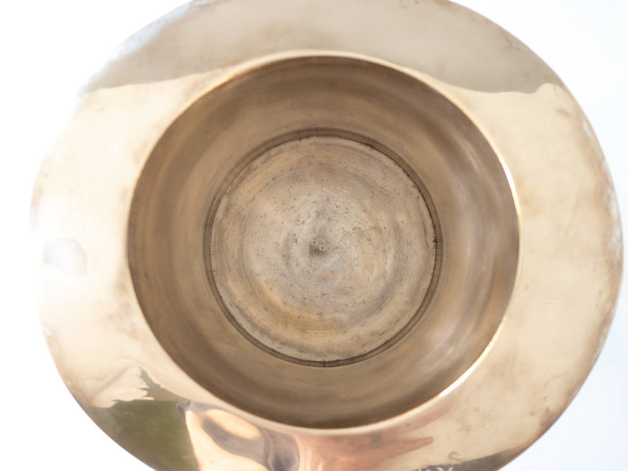 Vintage Brass Top Hat Champagne Chiller Ice Bucket