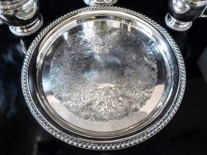 Vintage Silverplate Tea Set St. Regis With Bonus Tray Tea and Coffee Sets