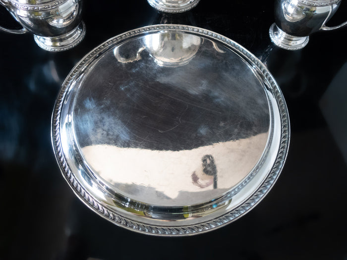 Vintage Silverplate Tea Set St. Regis With Bonus Tray Tea and Coffee Sets