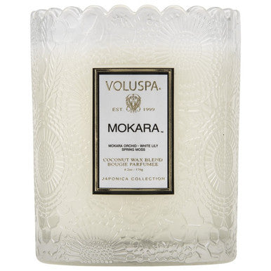 Voluspa Mokara Scalloped Candle