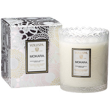 Voluspa Mokara Scalloped Candle