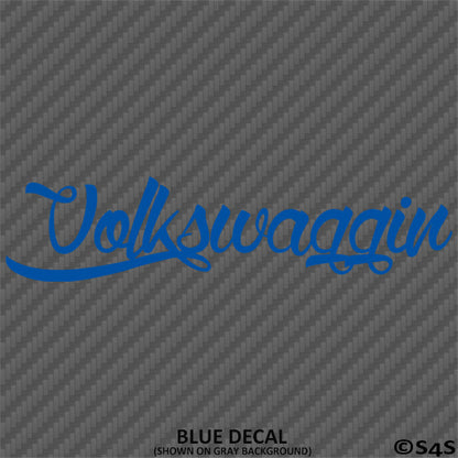 VW Volkswaggin JDM Style Decal