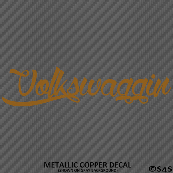 VW Volkswaggin JDM Style Decal