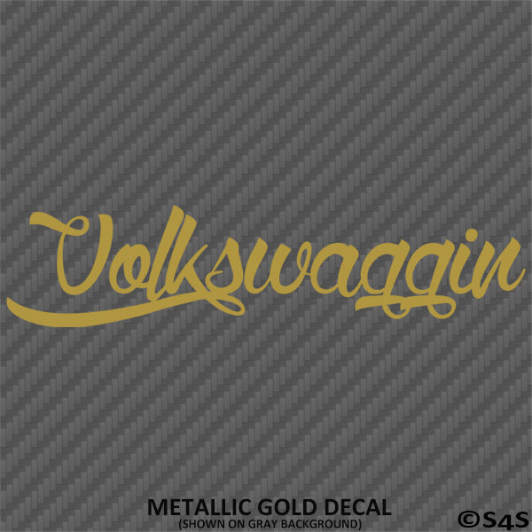 VW Volkswaggin JDM Style Decal