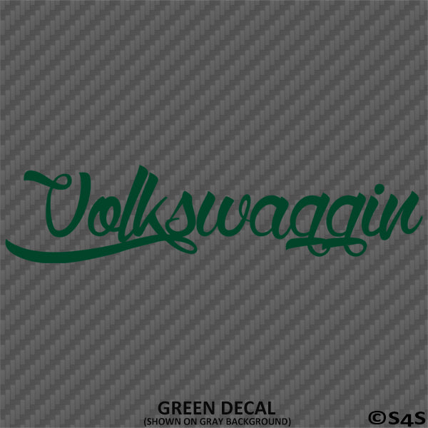 VW Volkswaggin JDM Style Decal
